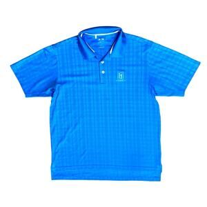 ADIDAS CLIMACOOL Blue ‘TPC SUMMERLIN’ Golf Polo Short Sleeve Shirt Men’s